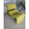 Silla flexible y otomana para muebles de sala de estar